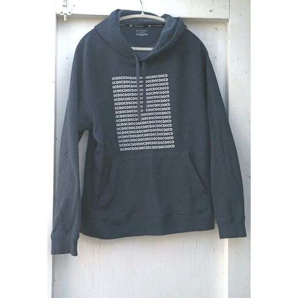 OCD Hoodie XL Men's Tek Gear Blue Athleisure Drawstring Cotton Fleece Running - Picture 1 of 7